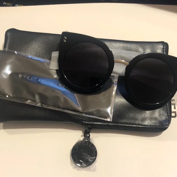 NWOT Cat-eye Stella McCartney sunglasses Stella McCartney Beveled Rectangular Sunglasses | Saks Fifth  main image 4